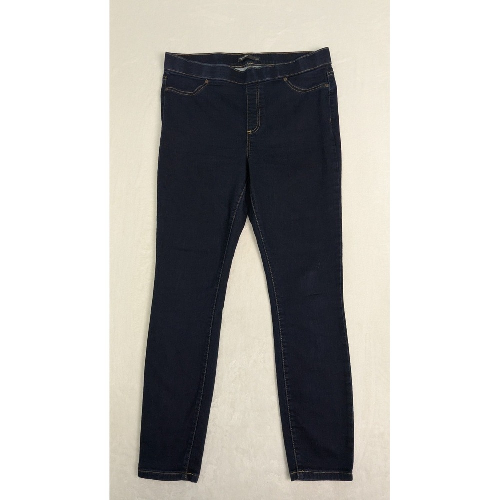 Legging Simply Vera Vera Wang Women Large Dark Wash Stretch Pull On Denim Skinny